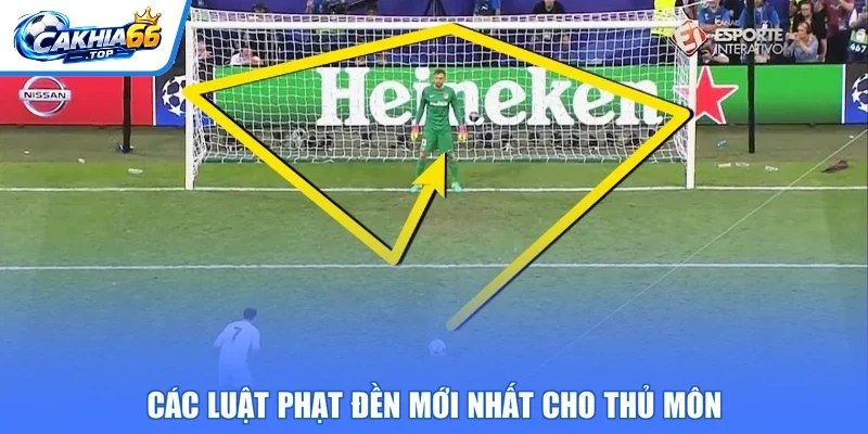 Các luật phạt đền mới nhất cho thủ môn