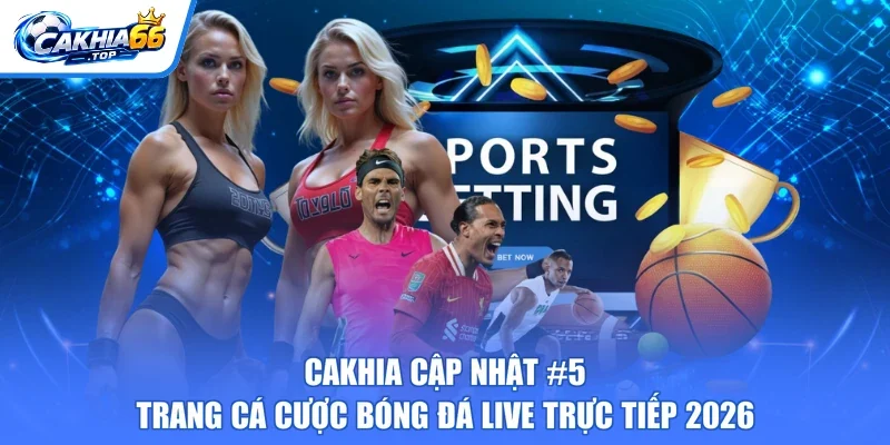 CAKHIA Cập Nhật #5 Trang Cá Cược Bóng Đá Live Trực Tiếp 2026