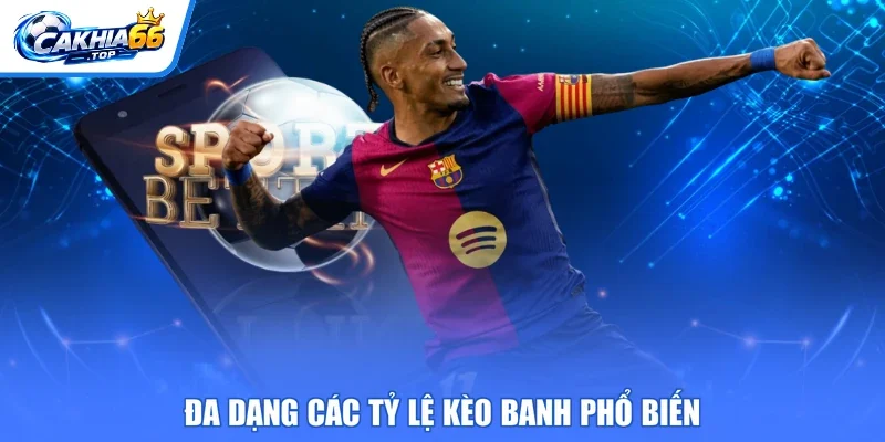 Đa dạng các tỷ lệ kèo banh phổ biến