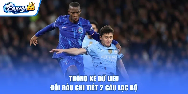 Thống kê dữ liệu đối đầu chi tiết 2 câu lạc bộ